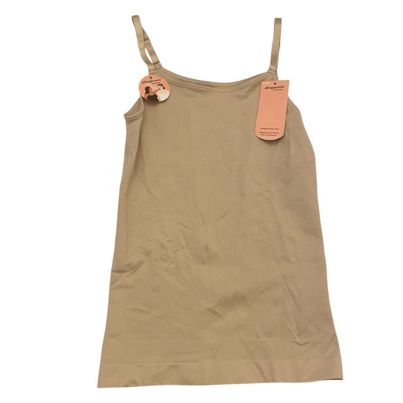 NWT shapermint scoop neck cami XL beige - Picture 1 of 5